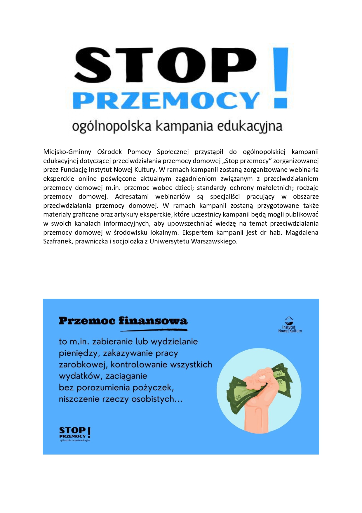 stop przemocy